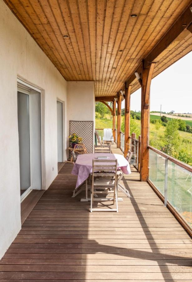 La Decouverte, Jacuzzi, Sauna, Et Terrasse Avec Vue Sur Lac A La Campagne Entre Toulouse Et Auch Villa Catonvielle Exterior photo